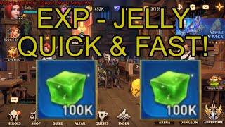 awaken chaos era - Exp Jelly, Really fast and Easy! (TIP!)