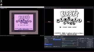 Kirby's Pinball Land on GB Interceptor on Super Game Boy 2 on Super Nt