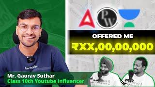 Reality of 10th Class Influencers, Truth about Edtechs, Struggle, Money with @GauravSuthar