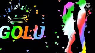 GOLU NAME ART VIDEO 