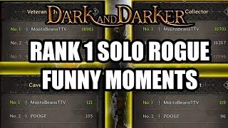 Rank #1 solo rogue funny moments | Dark and Darker early access