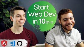 Code an ANGULAR WEBSITE FROM SCRATCH! And setup development tools