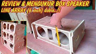 MENGUKUR BOX SPEAKER LINE ARRAY 6 INCH + TWETER