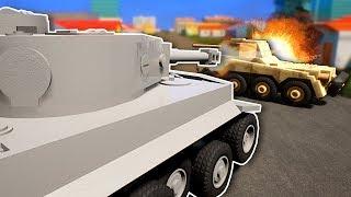 TANK BATTLE WITH TEAMS! - Brick Rigs Multiplayer Gameplay