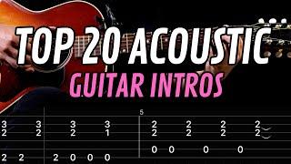 The Top 20 Greatest Acoustic Guitar Intros Of All Time (with Guitar Tab)