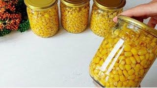 No Chemicals! The easiest way to keep corn fresh a year! #corn #food