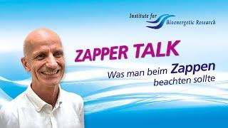 Zapper Talk - Was ist beim Zappen zu beachten? mit HP Forstner