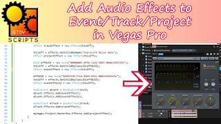 Add Audio Effects to an Event, Track, or the Project from a Script in Vegas