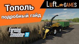 Тополь: выгода и особенности выращивания | Farming Simulator 22