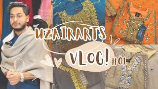 Uzair Art’s Updates!!| Vlog #1 | Party wear dresses | @uzairarts