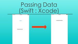 How to Pass Data from View Controller (Swift : Xcode)