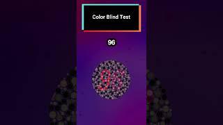 Color Blind Quiz #colorblindquiz #visiontest #shorts