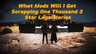 I Scrapped One Thousand Legendaries  In Fallout 76 To See What Mods I Could Get...