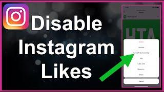How To Disable Instagram Likes