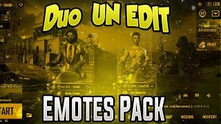 Duo Couple Emotes Un Edit || Dou Male Emotes || Emotes Pack PUBG || PUBG Emotes Pack || Sarkar Editz