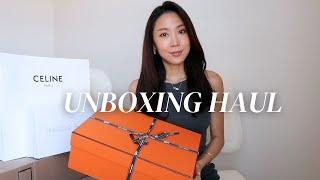 LUXURY UNBOXING • HERMES, CELINE, MANOLO BLAHNIK, NET-A-PORTER • DESIGNER FASHION HAUL