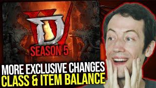 Diablo 4 - Huge Season 5 Balance Changes (Sorc Wins)