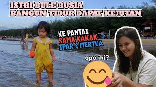 KEJUTAN KADO SEDERHANA AKHIR TAHUN ISTRI BULE RUSIA || BANGUN TIDUR LANGSUNG UNBOXING