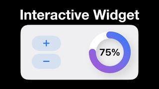 SwiftUI Widgets : Creating Interactive Widgets in iOS 17