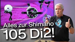 Shimano 105 R7100 Di2 Wireless 12-fach 2022 vs. Ultegra und Dura Ace Unboxing, Gewicht, Unterschiede