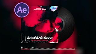 Vinyl  After Effects audio react template | After Effects type beat template