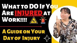 What to expect when I am injured at work.(Full length video)  The guide for the date of your injury.