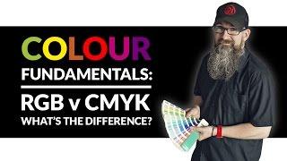 What is the difference between RGB and CMYK? RGB v CMYK.