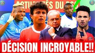 URGENT! GROS COUP DE TONNERRE! VITOR OSHIMEN PREND UNE NOUVELLE DÉCISION POUR SON. ...ACTU DU PSG