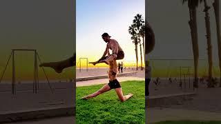 Beautiful Muscular Woman Lifts And Squats Weak Man | Lift And Carry #liftandcarry