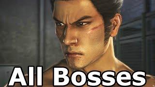 Yakuza 3 Remastered - All Bosses / Boss Fights