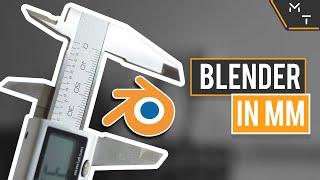 How to : Setup Blender into millimetres  (mm) - Blender Tutorial