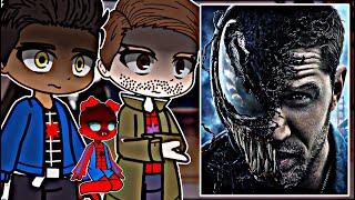 SpiderVerse React to Venom || EddieBrock || Gacha React