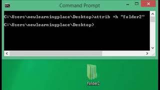 How to change file attributes using windows cmd
