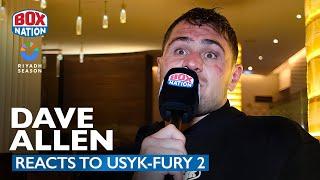 Dave Allen Not Holding Back After Tyson Fury Loss To Oleksandr Usyk