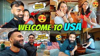 Welcome To USA  Hamara Dusra Ghar ️ Sakshi Didi ne Emotional Kar Diya