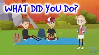 English Conversation What Did You Do? Simple Past Tense