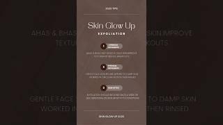 Skin Glow Up 2025 Exfoliating #shorts #skincare