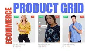 Ecommerce Product Grid Design Using HTML & CSS / Web Design