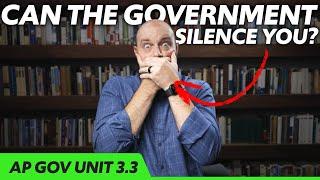 The FIRST Amendment: Freedom of SPEECH [AP Gov Review Unit 3 Topic 3 (3.3)]