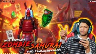New Zombie Samural Event I Zombified Samurai Mask & Redlip Bandana Mask At Garena Free Fire 2020
