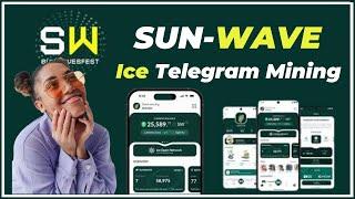 Sunwave Mining APP || How To Mine Free Sunwave $SW Coin || ICE Network New Mining App #sunwaves #ice