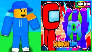 New Update In Roblox Minion Simulator! (New Gamer Pets)