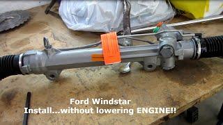 install ..  Ford Windstar Rack and Pinion