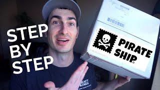 EVERYTHING about PIRATE SHIP Shipping Tutorial How to Use it Step by Step How to Ship a Package