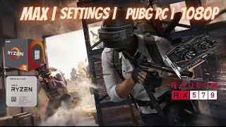 RYZEN 5 3600 RX 570 | PUBG PC | BenchMarks 1080p High Settings 2023.