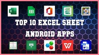 Top 10 Excel Sheet Android App | Review