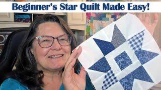 Perfect Beginner’s Star Quilt  A Star Quilt Made Easy