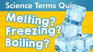 English Quiz - Science Terms For Children