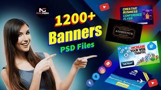 1200+ Multipurpose New Banners Download In PSD File | Noreen Graphics |