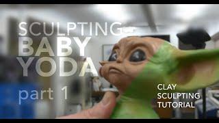 Sculpting Baby Yoda  Part 1